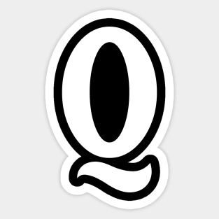 Letter Q Sticker